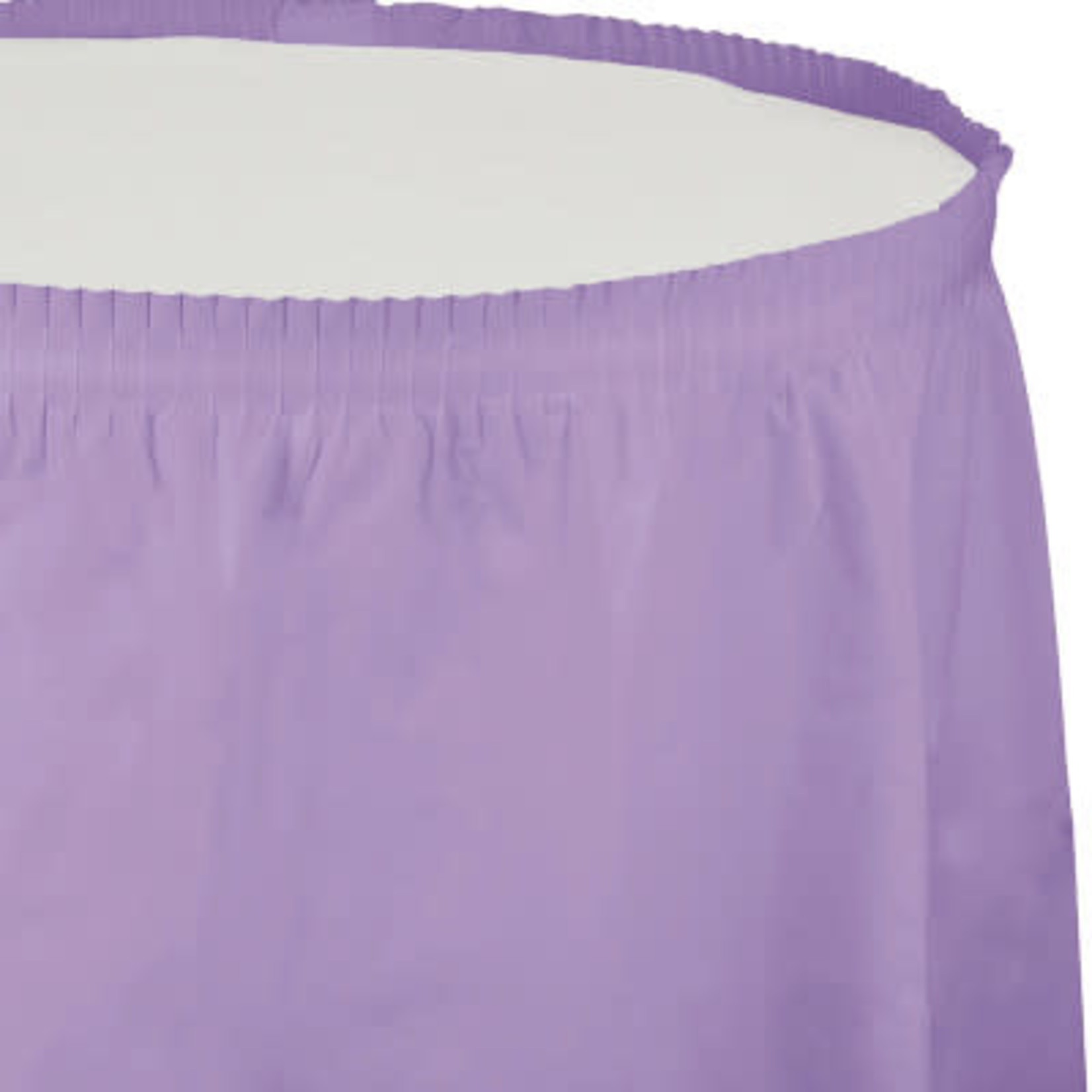 Touch of Color 14' Lavender Tableskirt - 1ct.