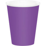 Touch of Color 9oz. Amethyst Purple Hot/Cold Paper Cups - 24ct.