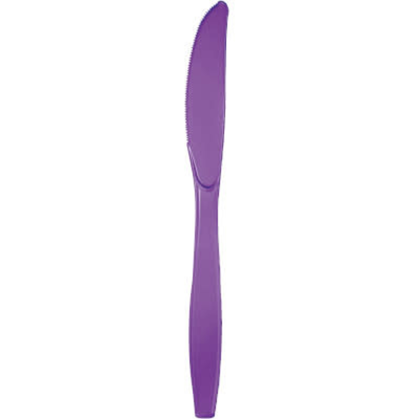 Touch of Color Amethyst Purple Premium Plastic Knives - 24ct.