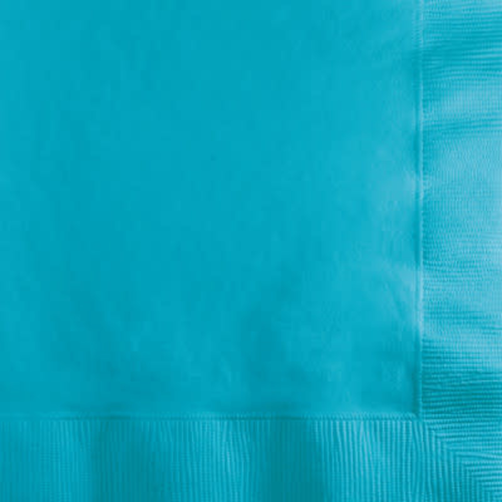 Touch of Color Bermuda Blue 2-Ply Beverage Napkins - 50ct.