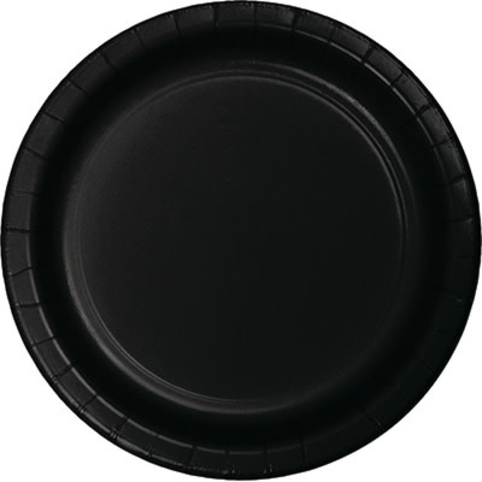 Touch of Color 10" Black Velvet Paper Plates - 24ct.