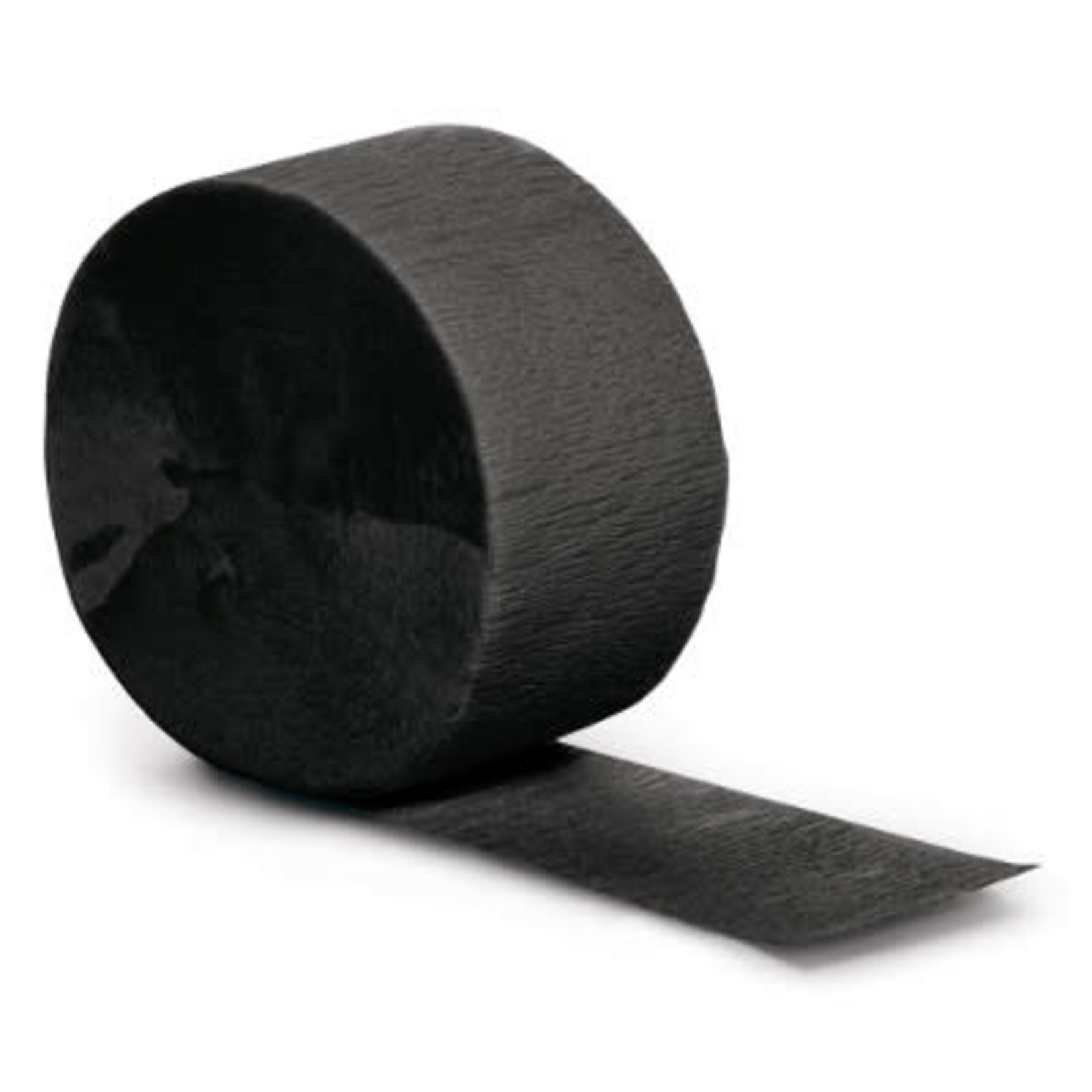 Touch of Color 81' Black Velvet Crepe Streamer - 1ct.