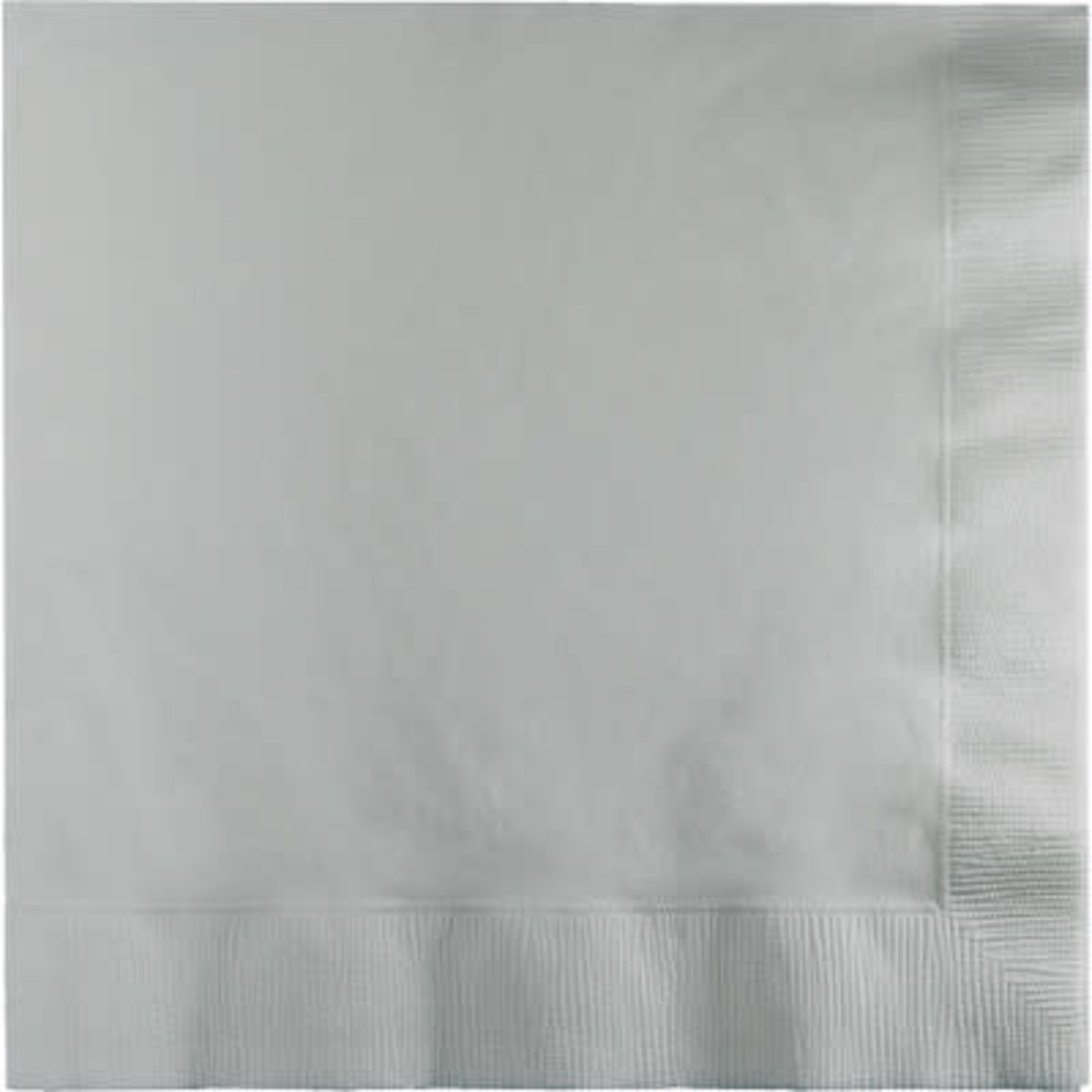 Touch of Color Shimmering Silver 2-Ply Lunch Napkins - 50ct.