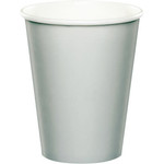 Touch of Color 9oz. Shimmering Silver Paper Cups - 24ct.