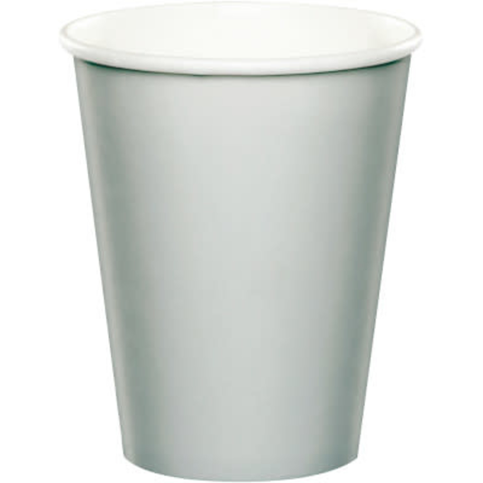 Touch of Color 9oz. Shimmering Silver Paper Cups - 24ct.