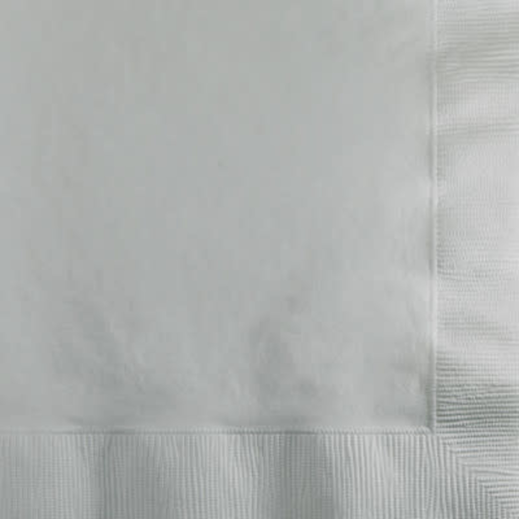 Touch of Color Shimmering Silver Beverage Napkins - 50ct. (2-Ply)
