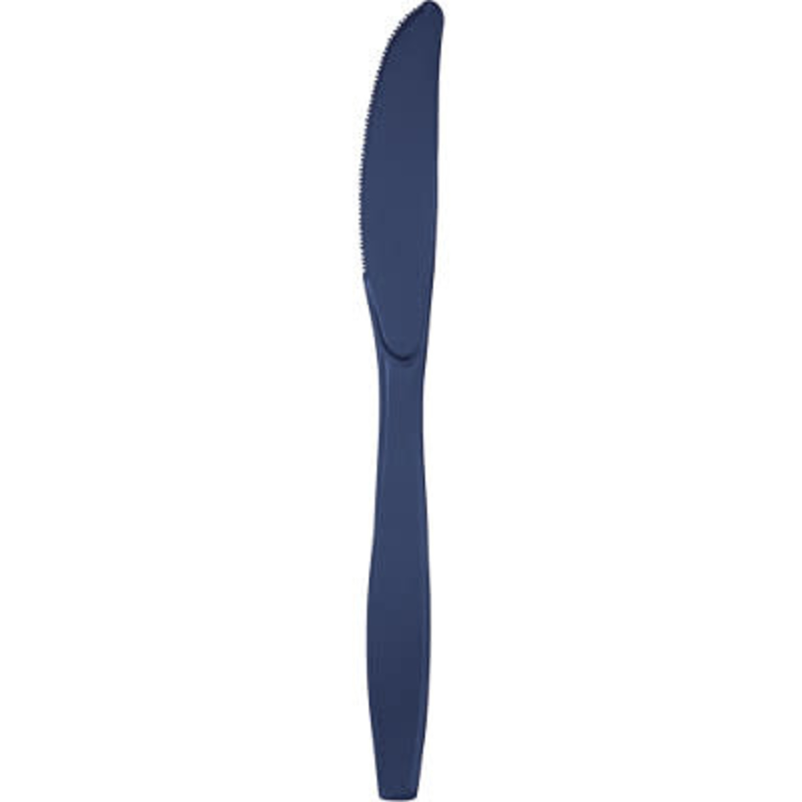 Touch of Color Navy Blue Premium Plastic Knives - 24ct.