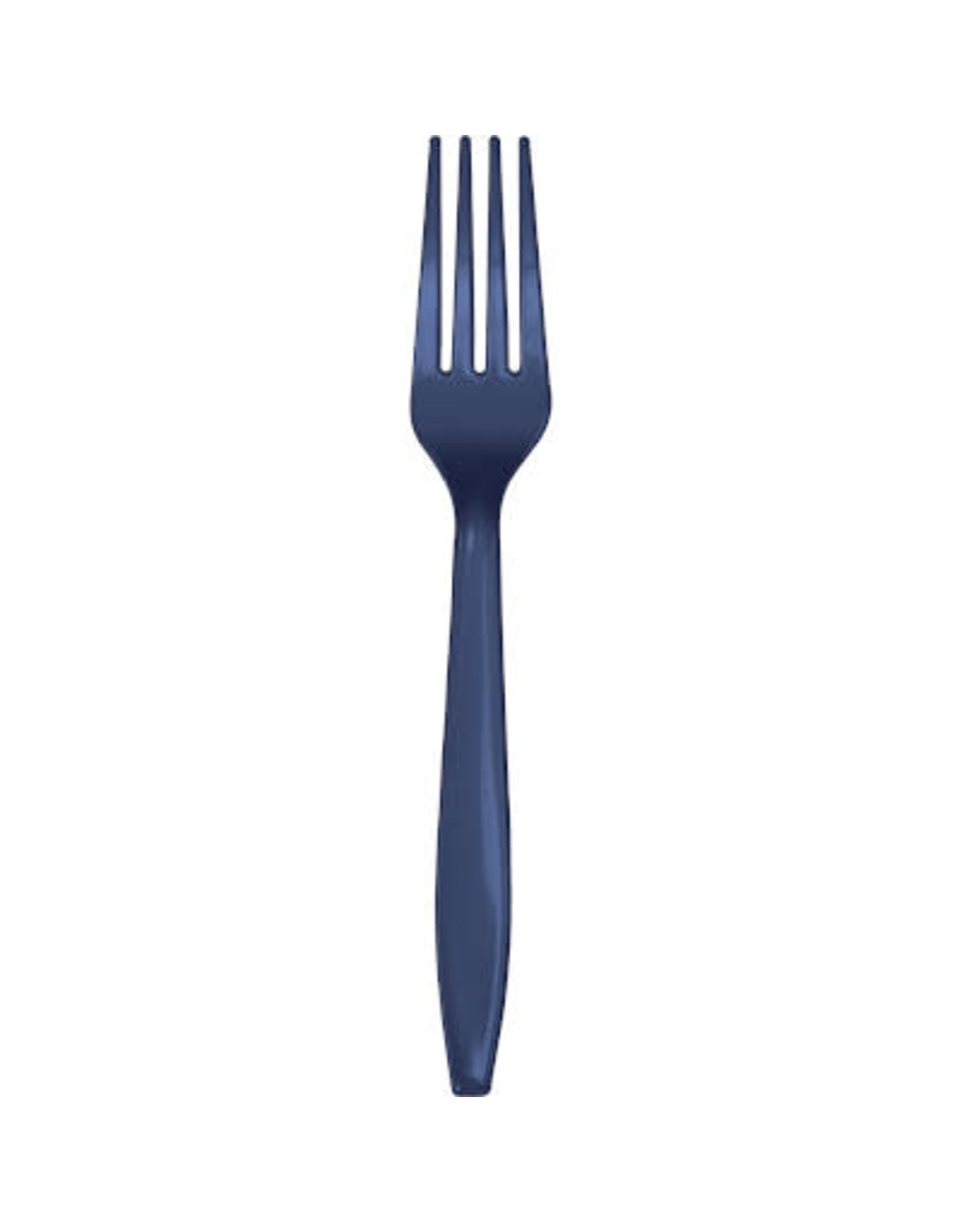 Touch of Color NAVY BLUE PLASTIC FORKS Party Adventure