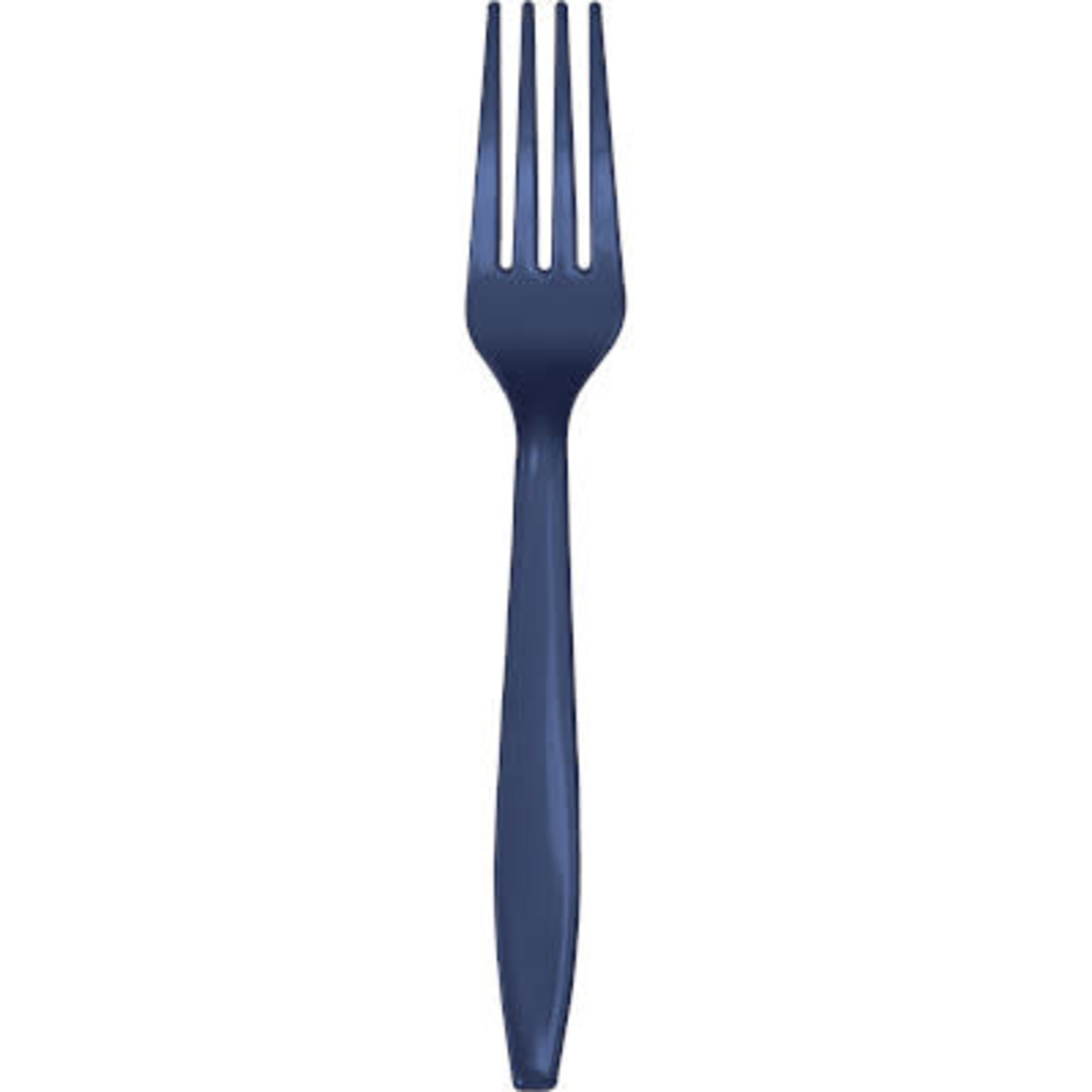 Touch of Color Navy Blue Premium Plastic Forks - 24ct.