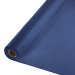 Touch of Color 100' Navy Blue Roll Tablecover - 1ct.
