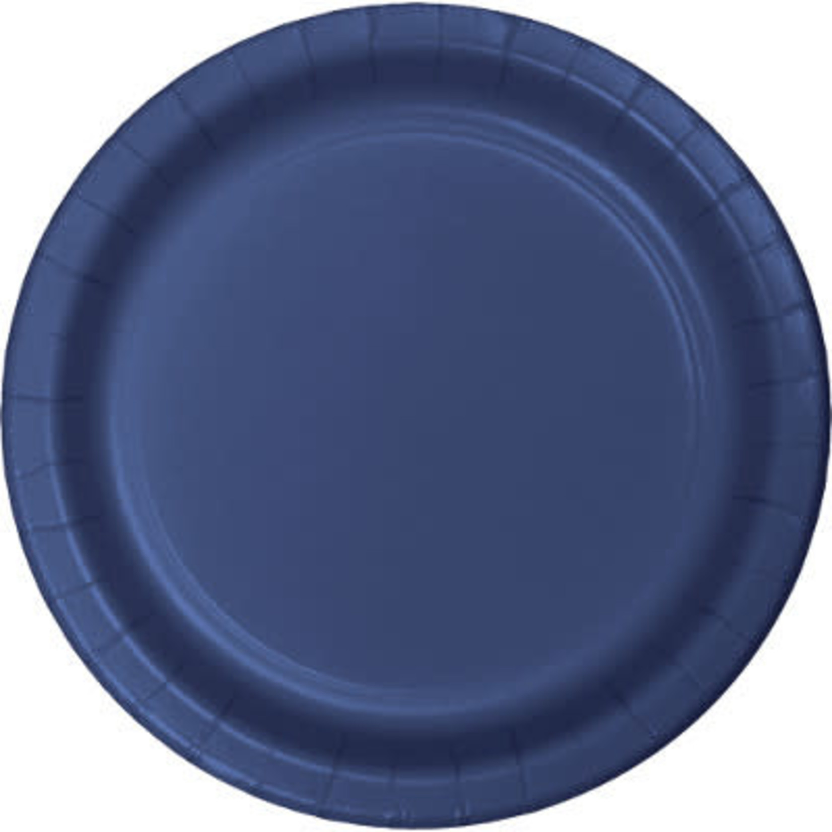 Touch of Color 10" Navy Blue Paper Banquet Plates - 24ct.