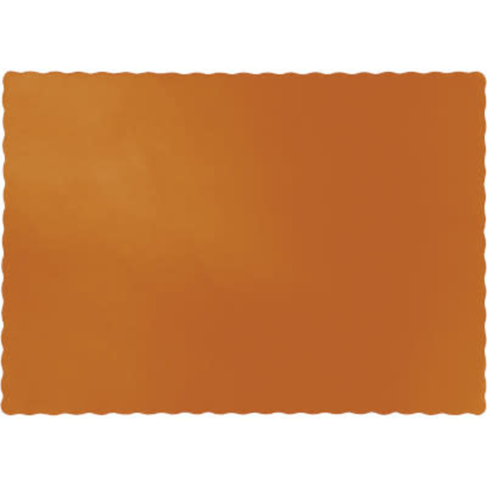 Touch of Color Pumpkin Spice Orange Paper Placemats - 50ct.