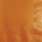 Touch of Color Pumpkin Spice Orange 2-Ply Beverage Napkins - 50ct.