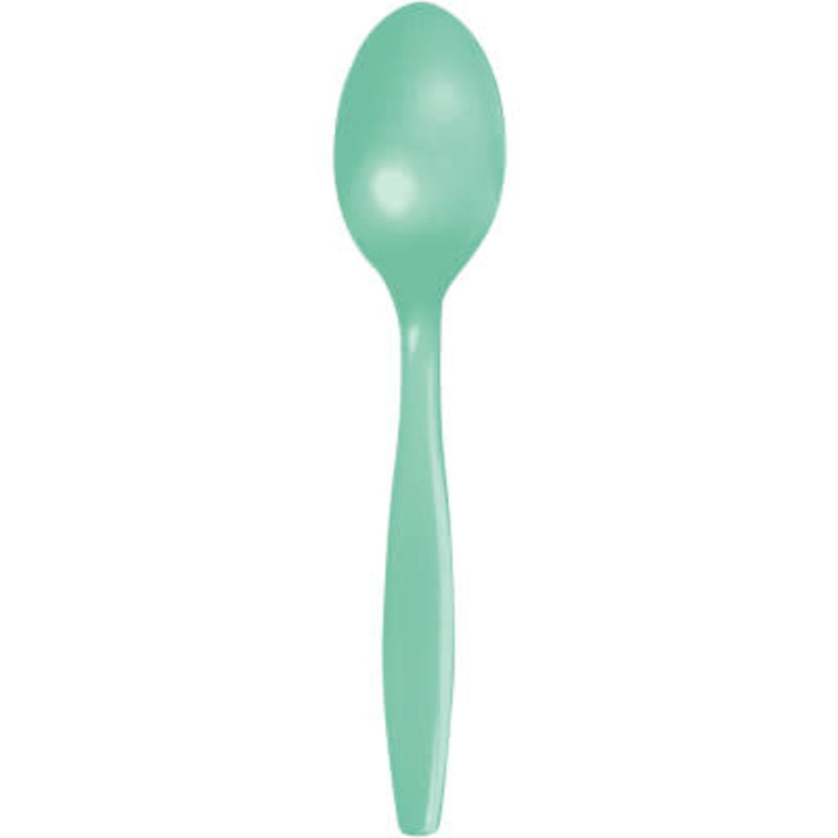 Touch of Color Mint Green Premium Plastic Spoons - 24ct.