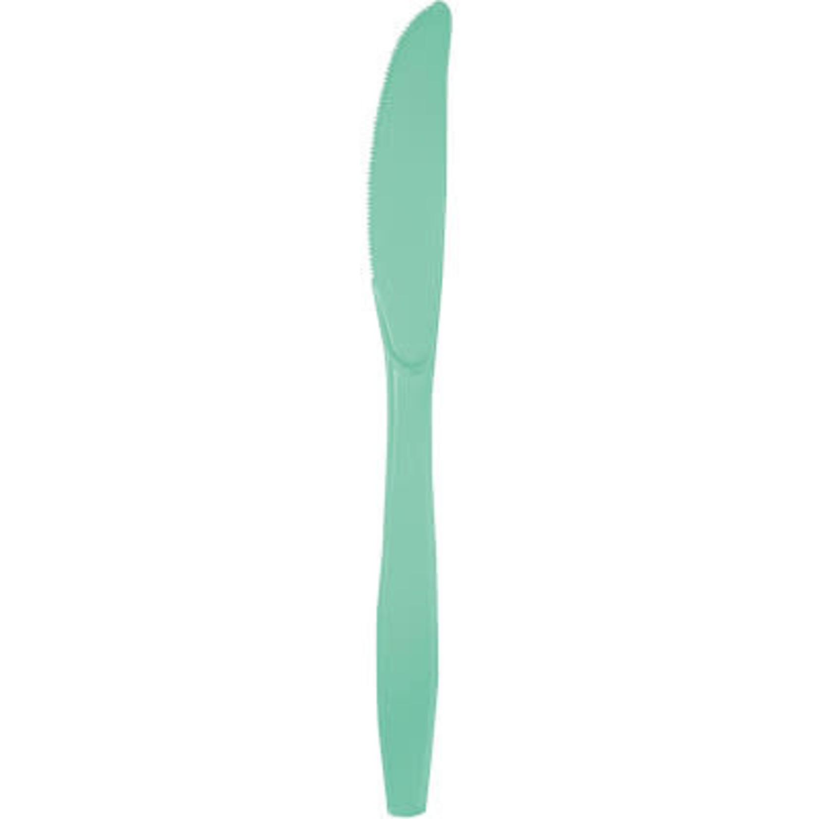 Touch of Color Mint Green Premium Plastic Knives - 24ct.