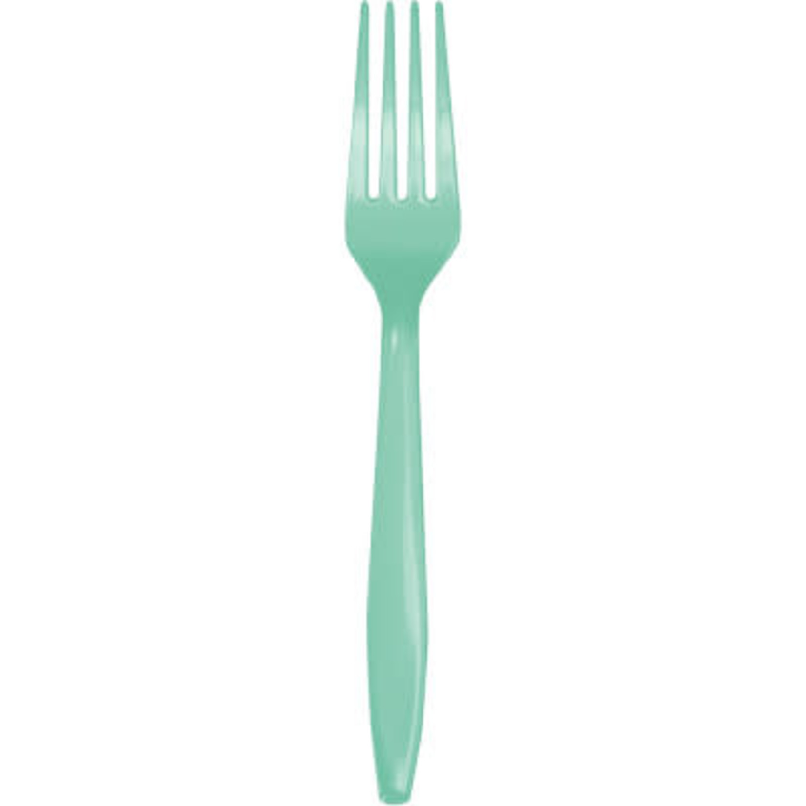 Touch of Color Mint Green Premium Plastic Forks - 24ct.