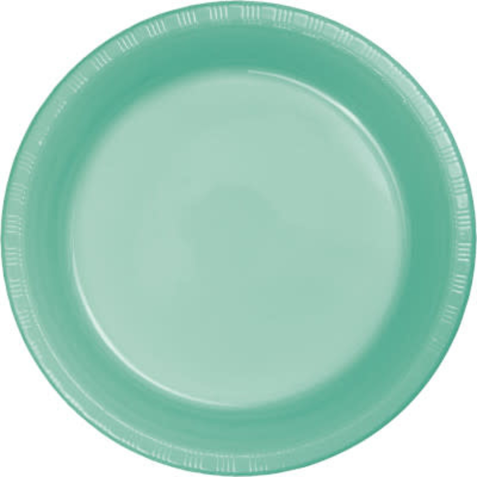 Touch of Color 10" Mint Green Plastic Banquet Plates - 20ct.