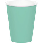 Touch of Color 9oz. Mint Green Hot/Cold Paper Cups - 24ct.