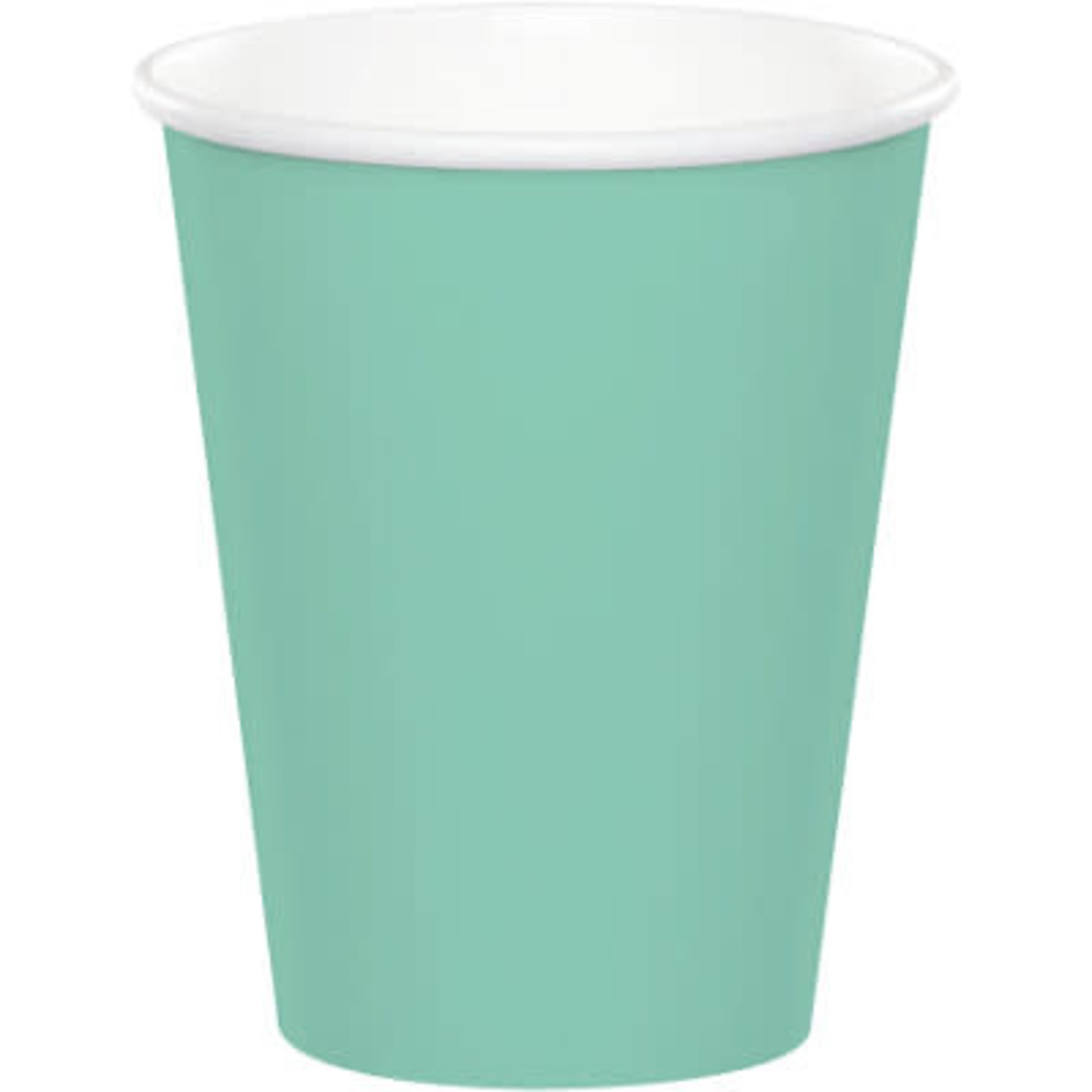 Touch of Color 9oz. Mint Green Hot/Cold Paper Cups - 24ct.