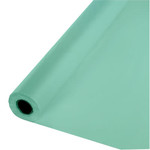 Touch of Color 100' Mint Green Plastic Tablecover Roll