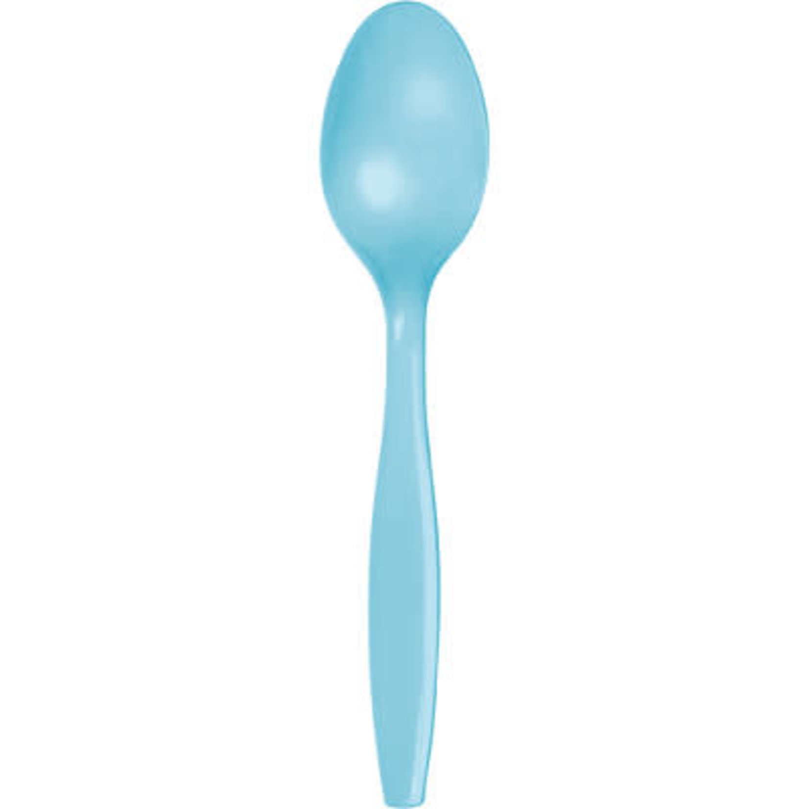 Touch of Color Pastel Blue Premium Plastic Spoons - 24ct.