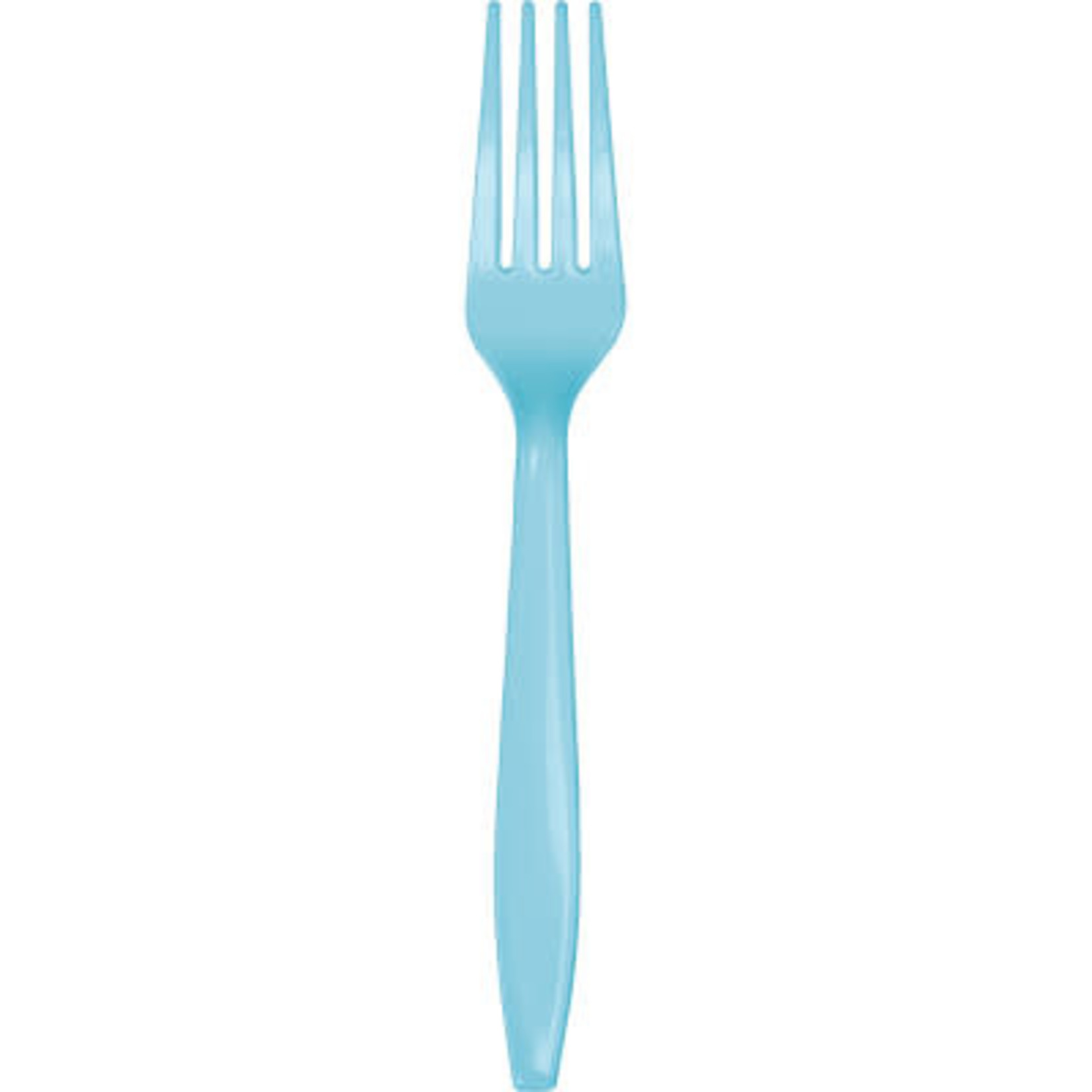 Touch of Color Pastel Blue Premium Plastic Forks - 24ct.