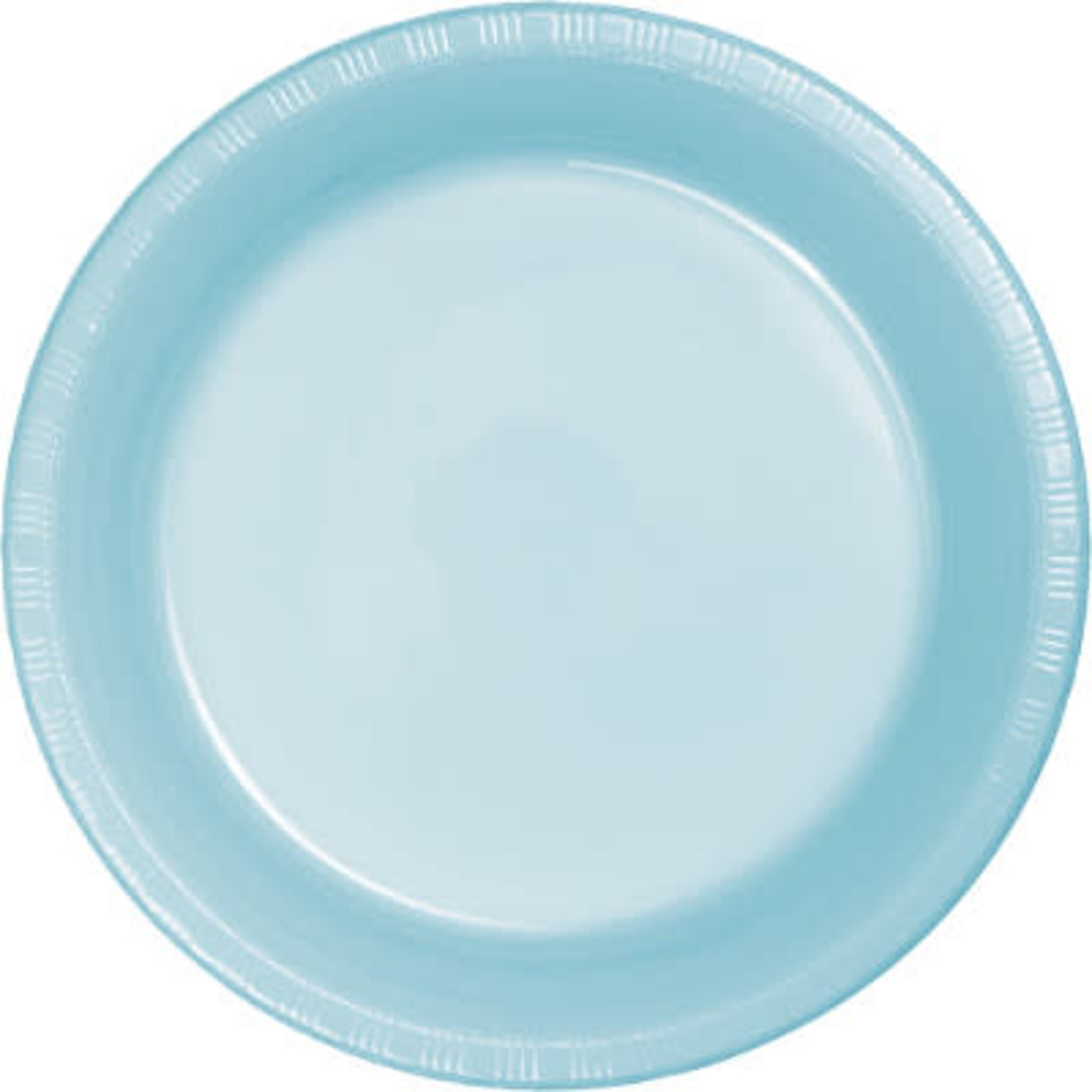 Touch of Color 7" Pastel Blue Plastic Plates - 20ct.