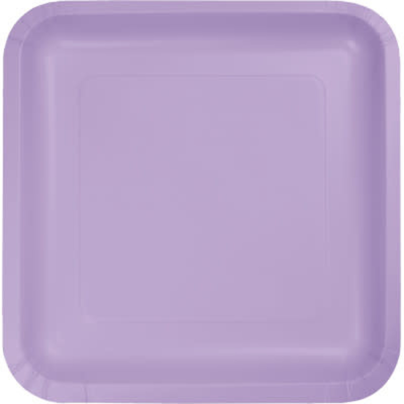 Touch of Color 9" Lavender Square Paper Plates - 18ct.