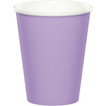 Touch of Color 9oz. Lavender Hot/Cold Paper Cups - 24ct.