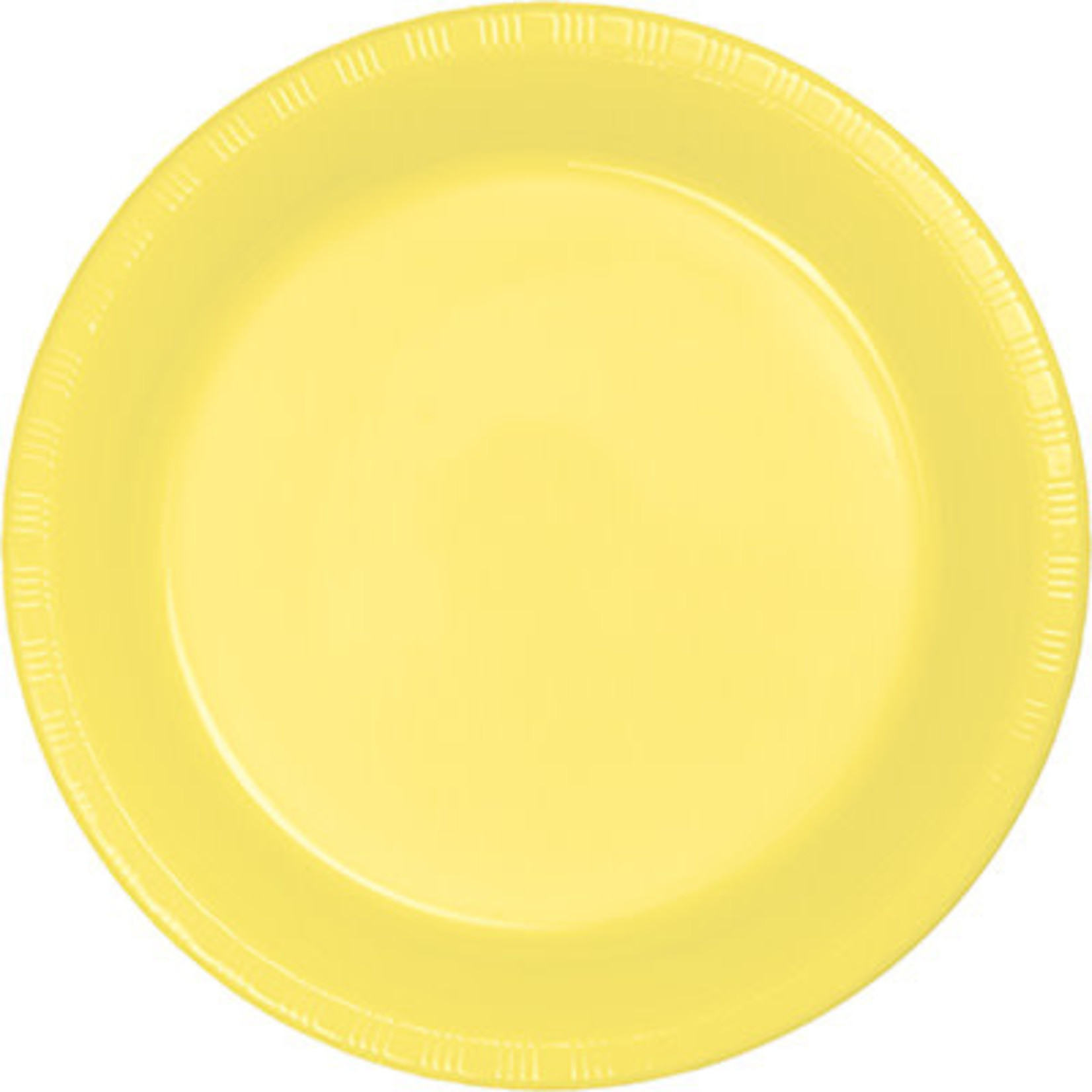 Touch of Color 7" Mimosa Yellow Plastic Plates - 20ct.