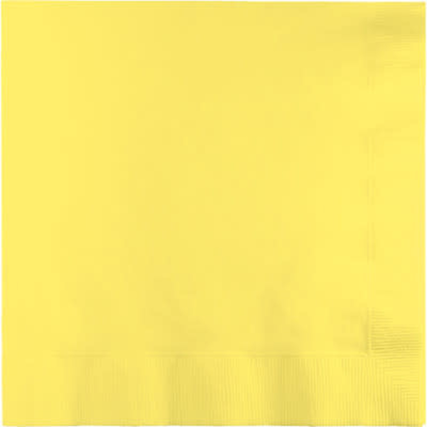 Touch of Color Mimosa Yellow 2-Ply Lunch Napkins- 50ct.
