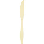 Touch of Color Ivory Premium Plastic Knives - 24ct.