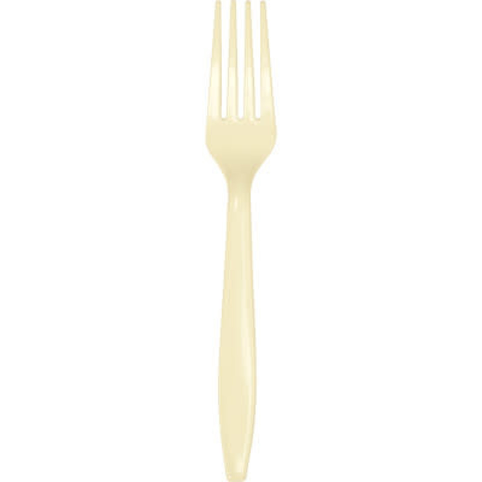 Touch of Color Ivory Premium Plastic Forks - 24ct.