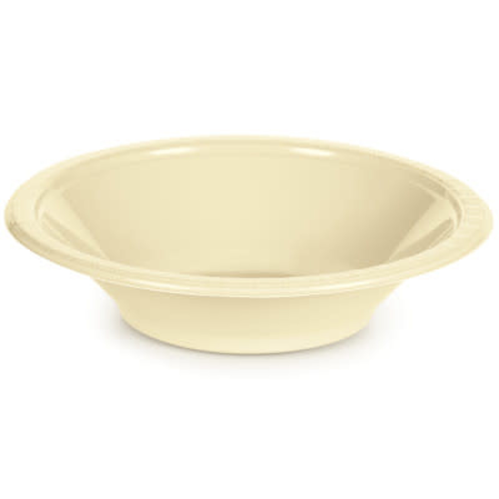 Touch of Color 12oz. Ivory Plastic Bowls - 20ct.