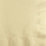 Touch of Color Ivory 2-Ply Beverage Napkins - 50ct.