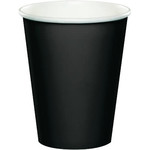 Touch of Color 9oz. Black Hot/Cold Paper Cups - 24ct.