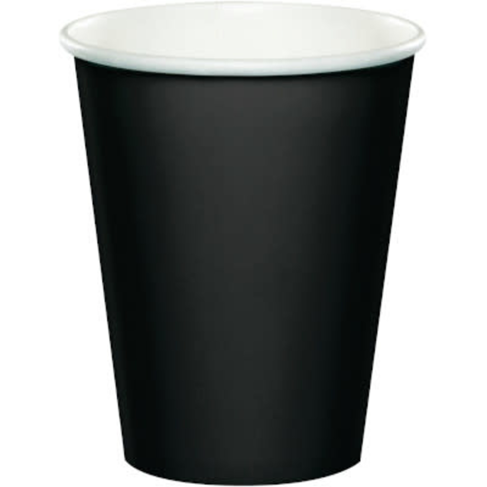 Touch of Color 9oz. Black Hot/Cold Paper Cups - 24ct.