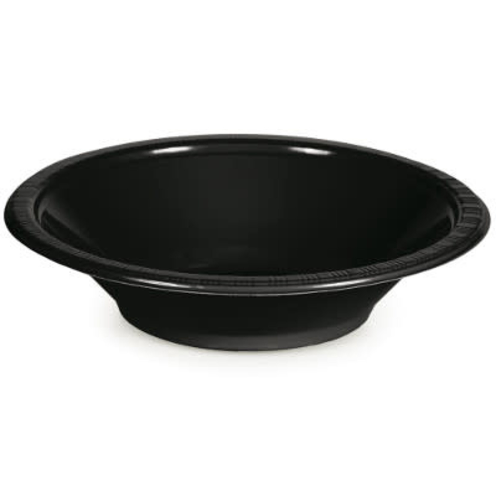 Touch of Color 12oz. Black Plastic Bowls - 20ct.