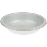 Touch of Color 20oz. Shimmering Silver Paper Bowls - 20ct.