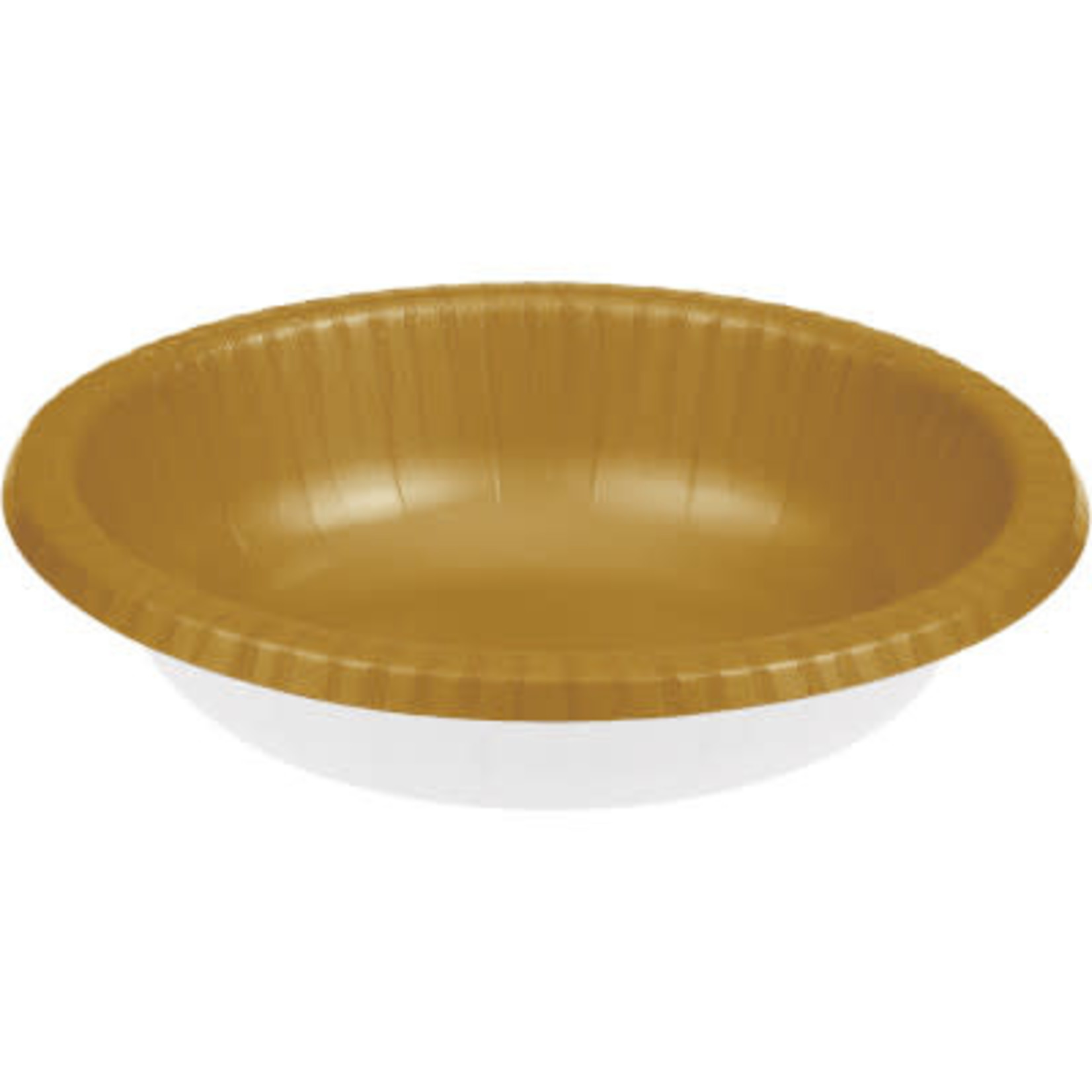 Touch of Color 20oz. Glittering Gold Paper Bowls - 20ct.