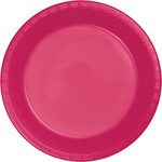 Touch of Color 7" Hot Magenta Paper Plates - 24ct.