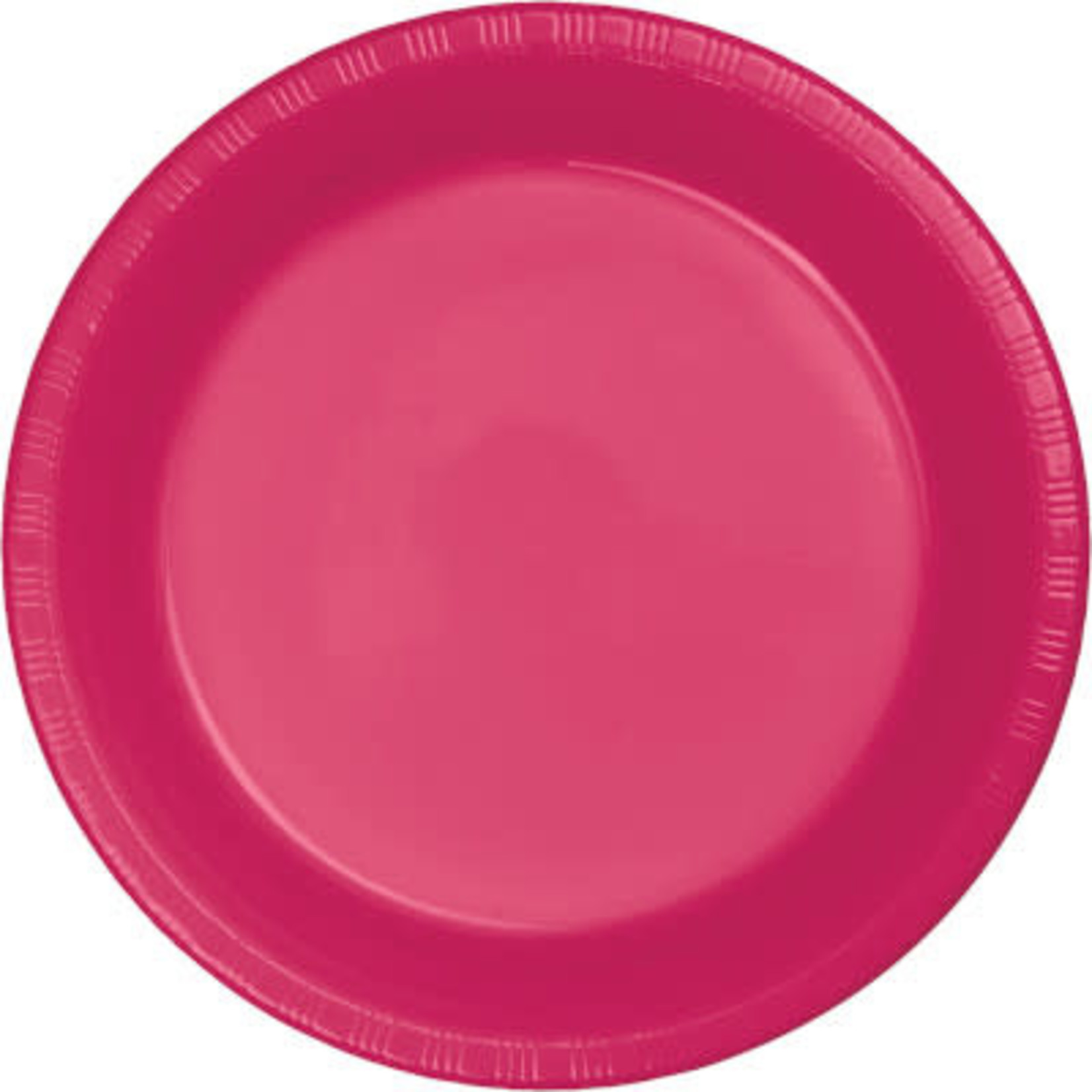 Touch of Color 7" Hot Magenta Paper Plates - 24ct.