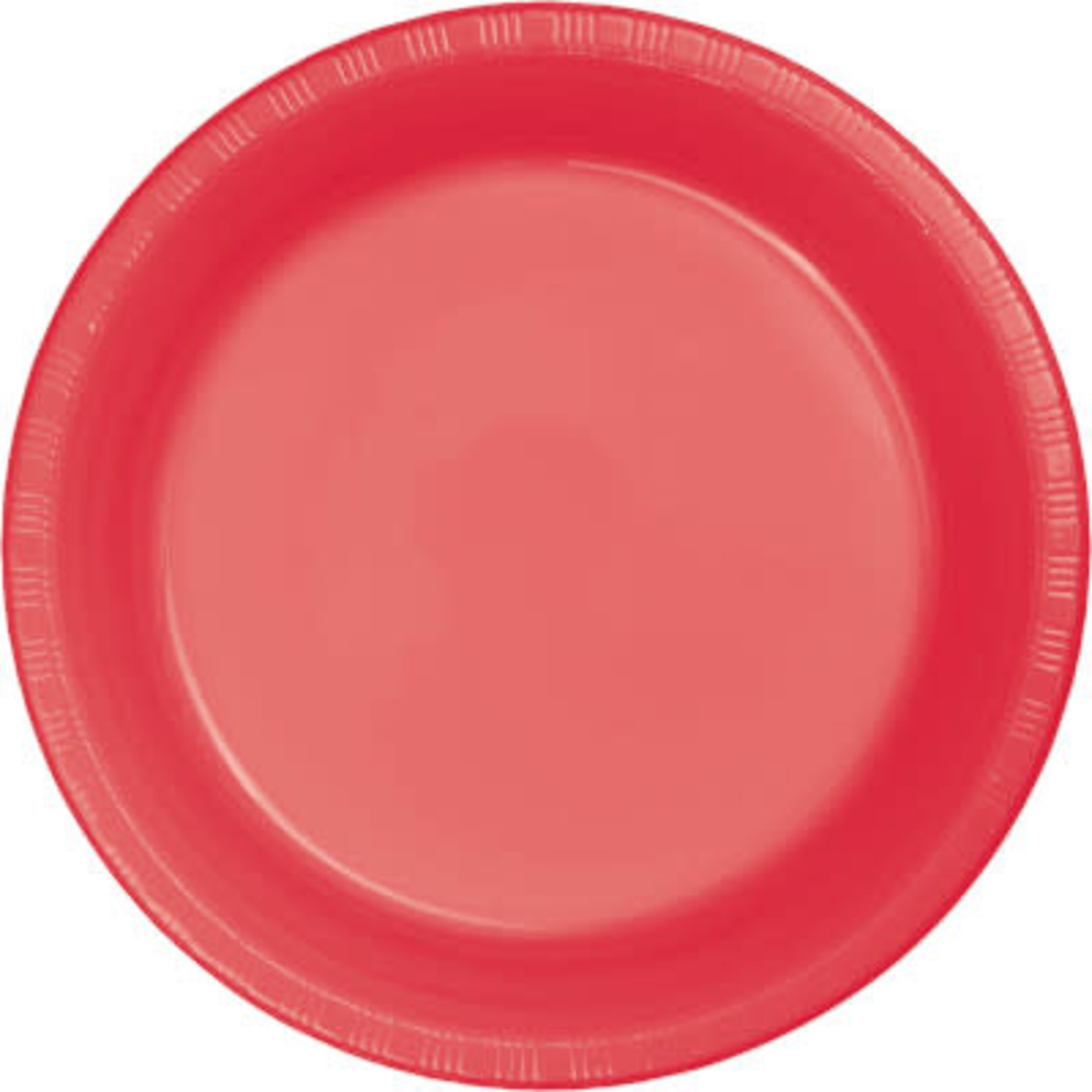 Touch of Color 7" Coral Paper Plates - 24ct.