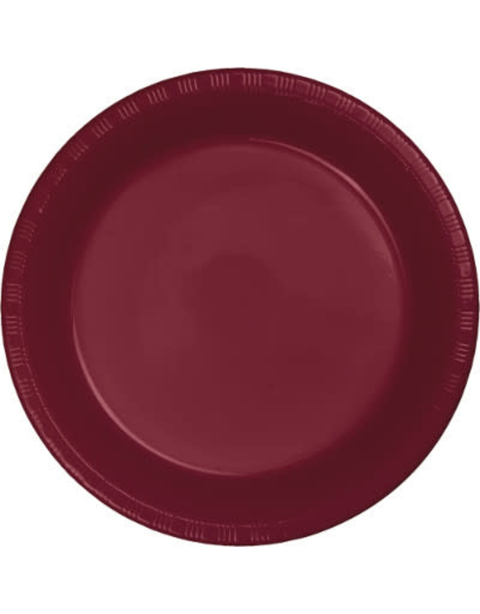 Touch of Color BURGUNDY RED DESSERT PLATES Party Adventure