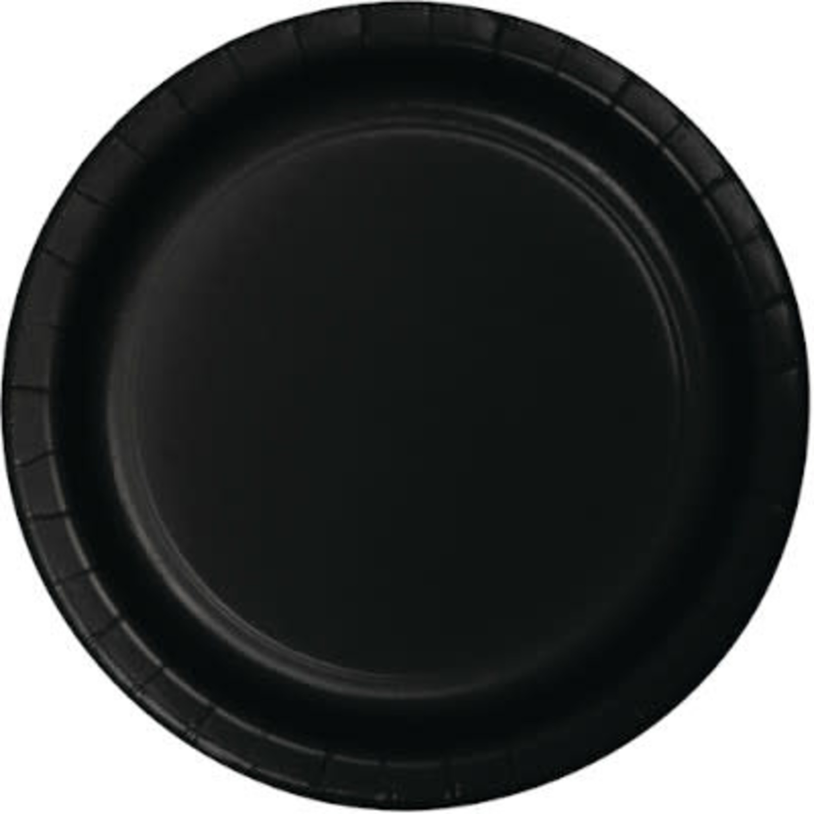 Touch of Color 7" Black Paper Plates - 24ct.