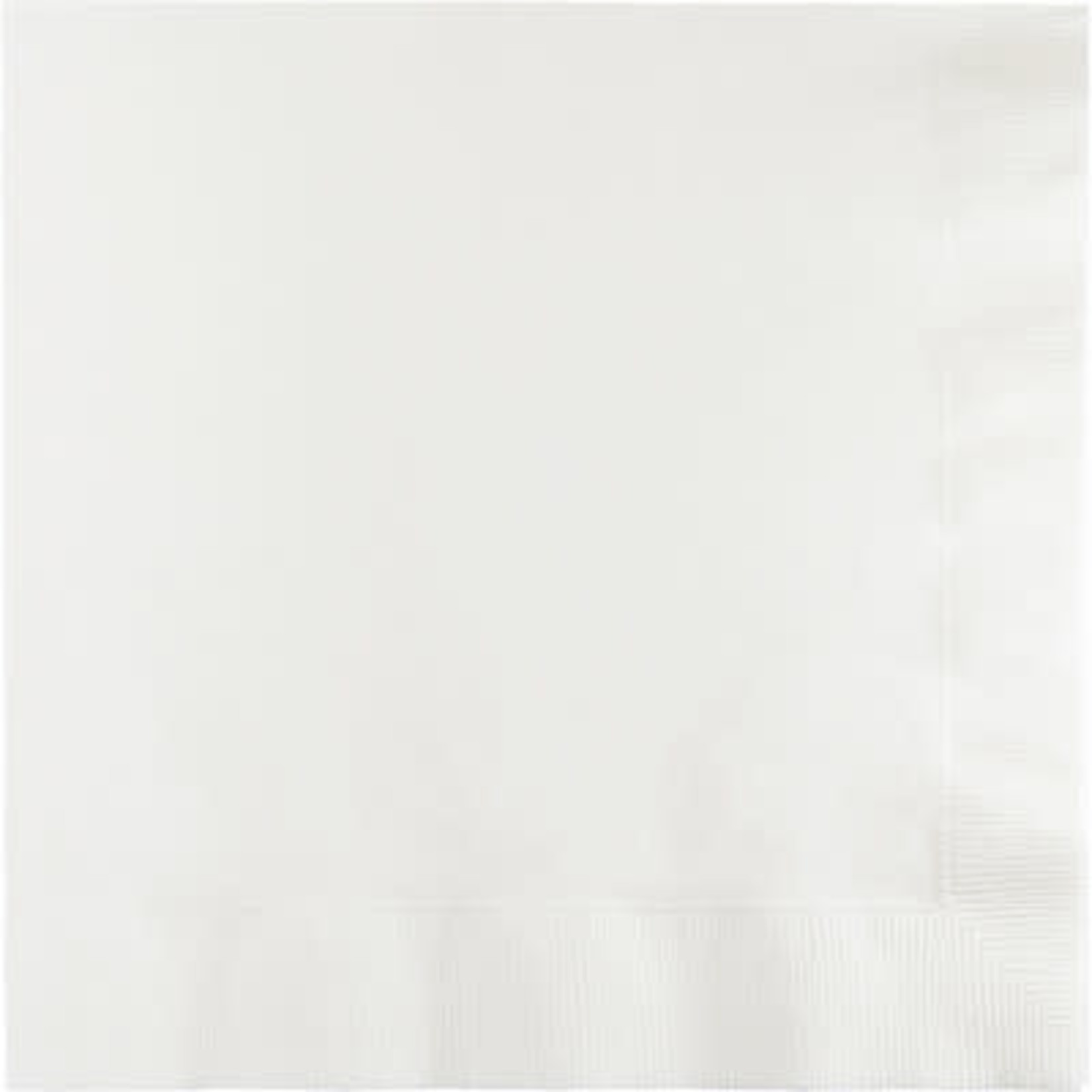 Touch of Color White 3-Ply Dinner Napkins - 25ct.