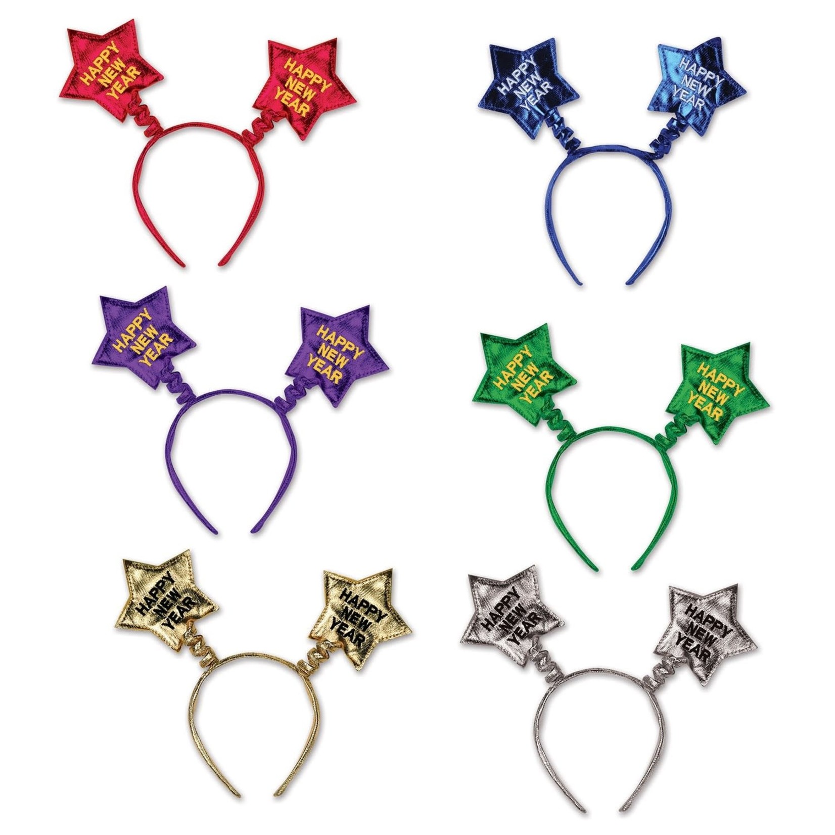 Beistle Happy New Year Star Boppers - 1ct. Asst. Colors