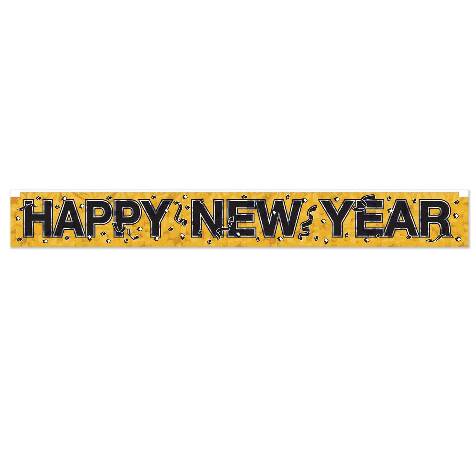 Beistle Gold Happy New Year Banner - 5ft.