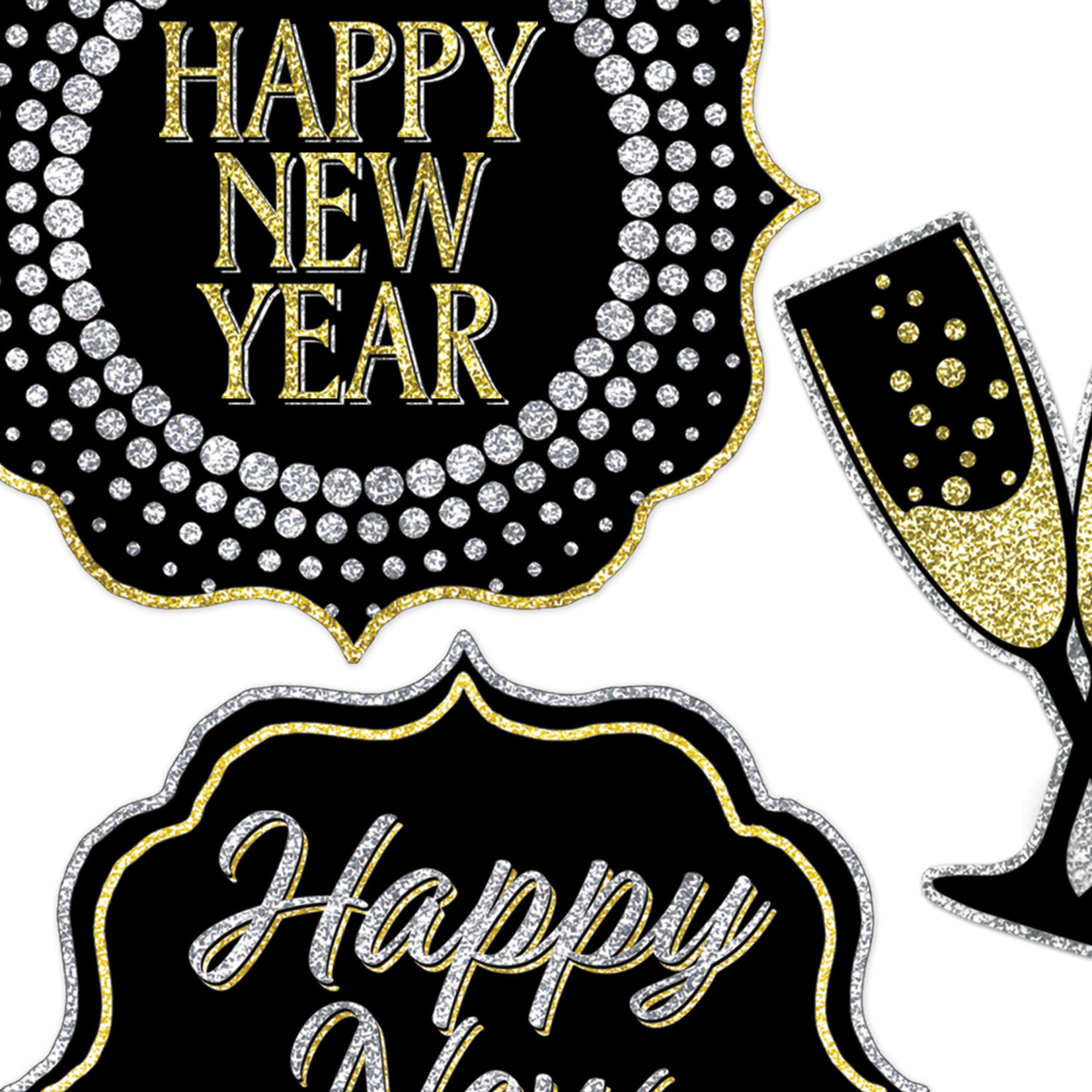 Beistle Happy New Year Cutouts - 6ct.