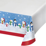 Creative Converting Smiling Snowmen Table Cover